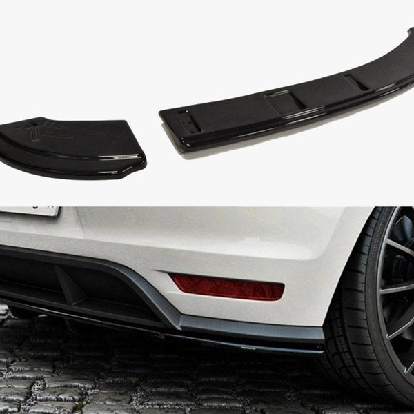 VW - Polo GTI MK5 Facelift: Maxton Rear Splitter (Vertical Bars)