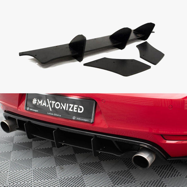 VW - Golf MK6 GTI / 35TH: Maxton Rear Diffuser &amp; Rear Side Splitters