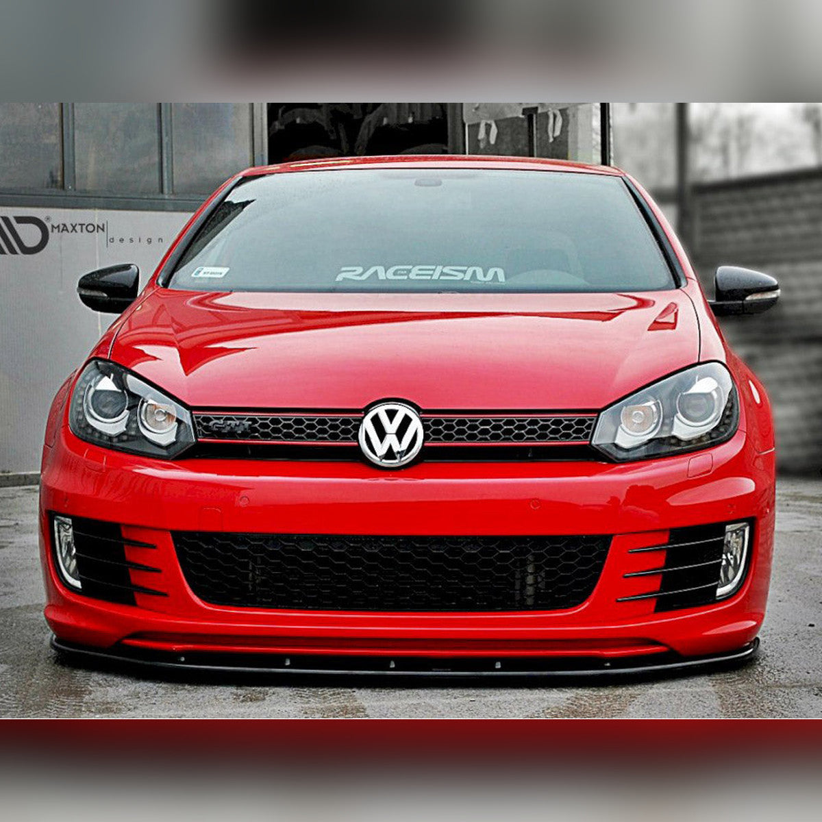 vw golf vi for golf gti 35th maxton front splitter v2