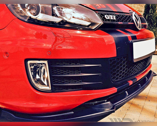 vw golf vi gti 35th maxton front splitter