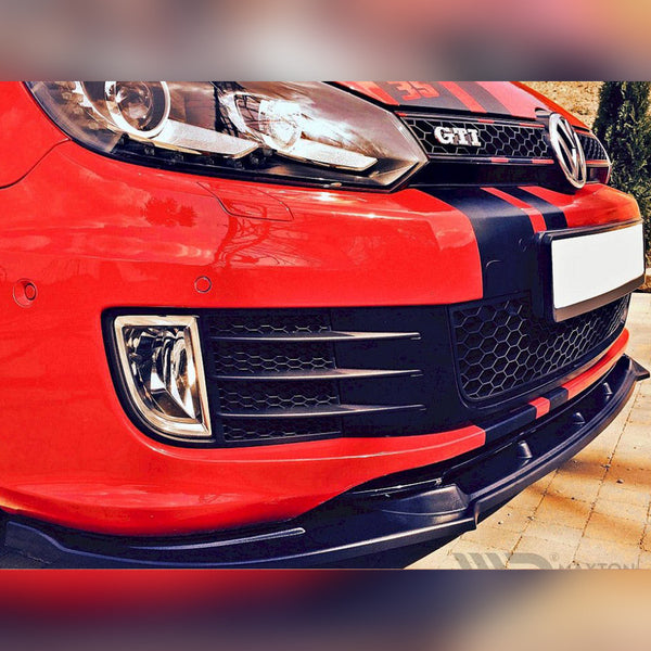 vw golf vi gti 35th maxton front splitter