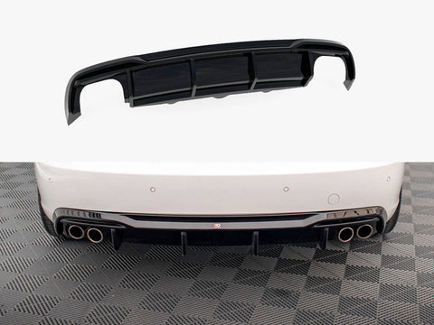 Audi - A5 Sportback 8T Facelift (Version with dual exhausts on both sides): Maxton Rear Diffuser