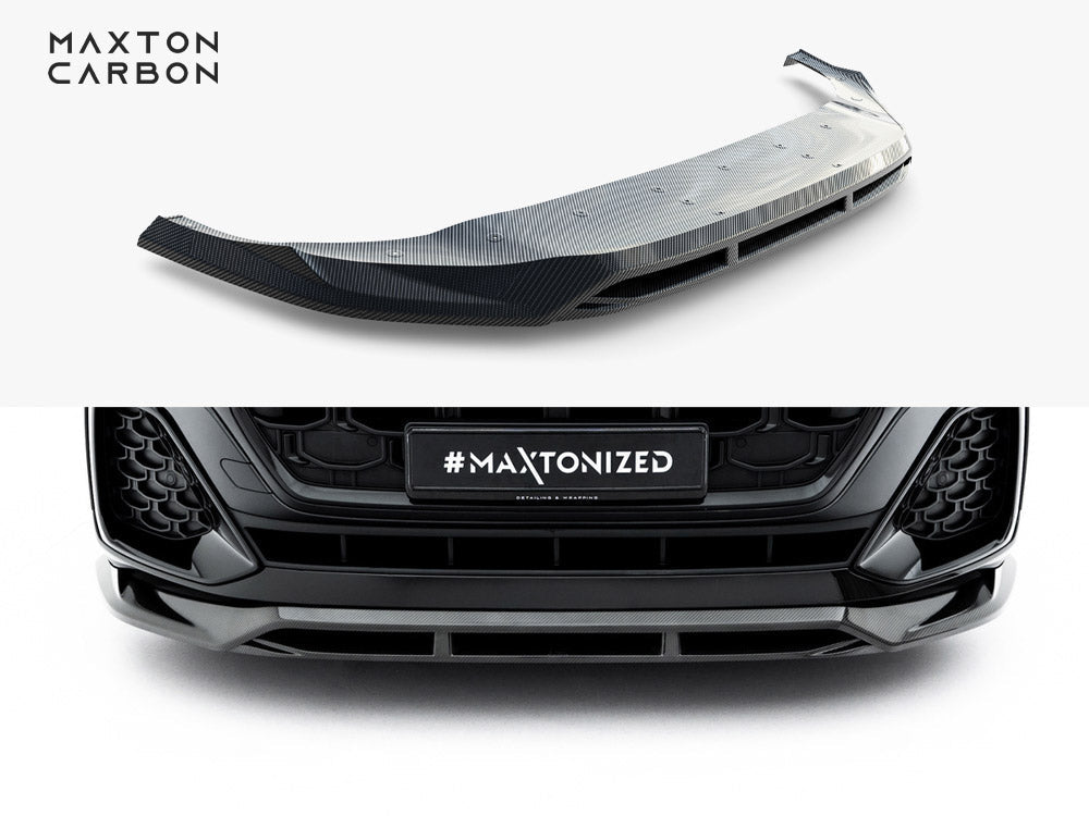 Audi - SQ8 / Q8 S Line MK1 Facelift: Maxton Pre-preg Carbon Fibre Front Splitter