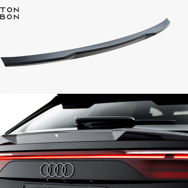 Audi - SQ8 / Q8 S Line MK1 Facelift: Maxton Carbon Fibre Boot Spoiler (Lower)