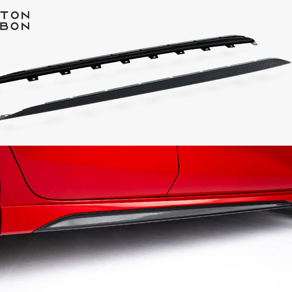 Audi - RS3 Sedan 8Y Facelift: Maxton Pre-preg Carbon Fibre Side Skirts V2