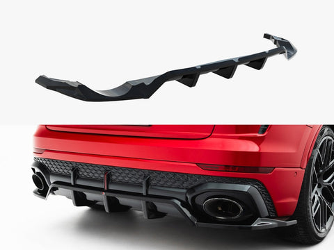 Audi - RSQ8 MK1 Facelift: Maxton Rear Splitter (Vertical Bars)