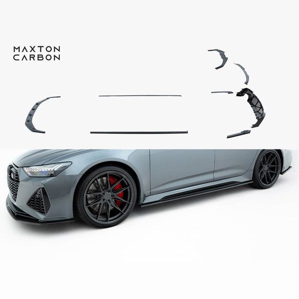 audi rs6 c8 maxton full body kit pre preg carbon fibre
