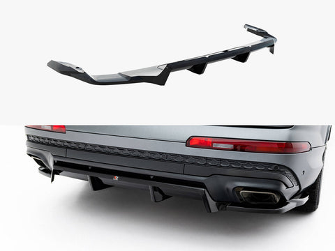Audi - Q7 S Line MK2 Facelift 2: Maxton Rear Splitter (Vertical Bars)