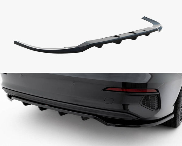 Audi - A3 Sedan 8Y: Maxton Rear Splitter (Vertical Bars)