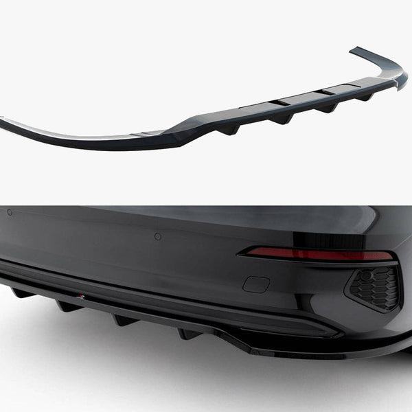 Audi - A3 Sedan 8Y: Maxton Rear Splitter (Vertical Bars)