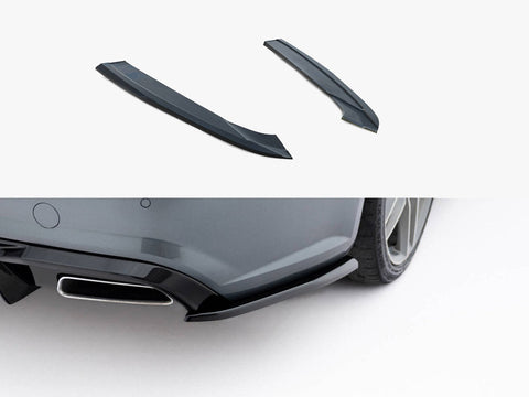 Audi - S6 / A6 S Line / A6 C7 Facelift: Maxton Rear Side Splitters V3