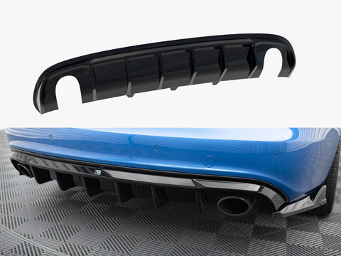 Audi - A4 S Line Sedan / Avant B8 (Version with single exhaust tips on both sides): Maxton Rear Diffuser
