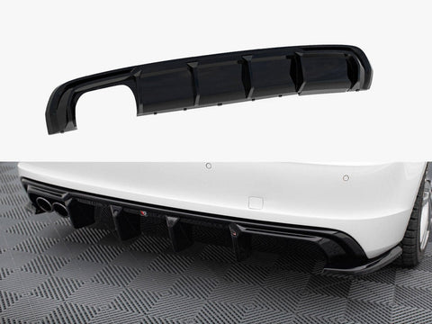 Audi - A3 S Line Sportback 8V (Version with dual exhausts tips on one side): Maxton Rear Diffuser