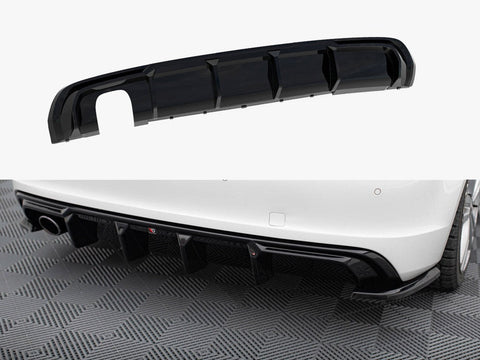 Audi - A3 S Line Sportback 8V (Version with single exhaust tips on one side): Maxton Rear Diffuser
