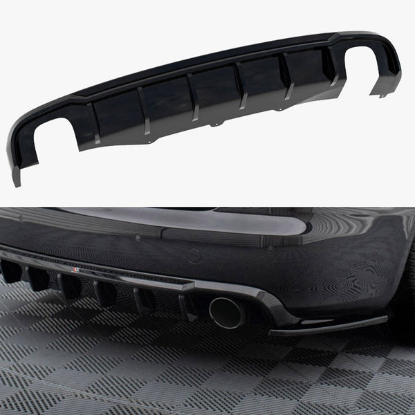 Audi - A4 B8 (Version with single exhausts on both sides): Maxton Rear Diffuser
