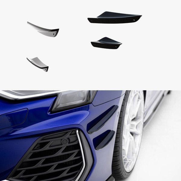 Audi - A3 S Line Sedan / S3 Sedan 8Y Facelift: Maxton Front Bumper Wings (Canards)