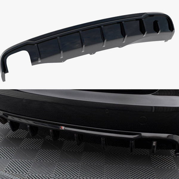Audi - A4 B8 (Single side dual exhaust version): Maxton Rear Diffuser