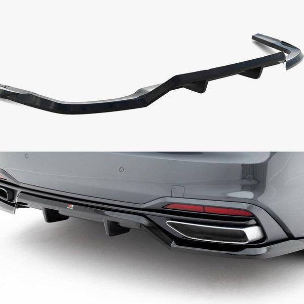 Audi - A5 F5 Facelift: Maxton Rear Splitter (Vertical Bars)