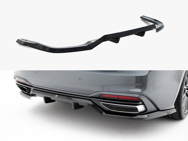Audi - A5 F5 Facelift: Maxton Rear Splitter (Vertical Bars)