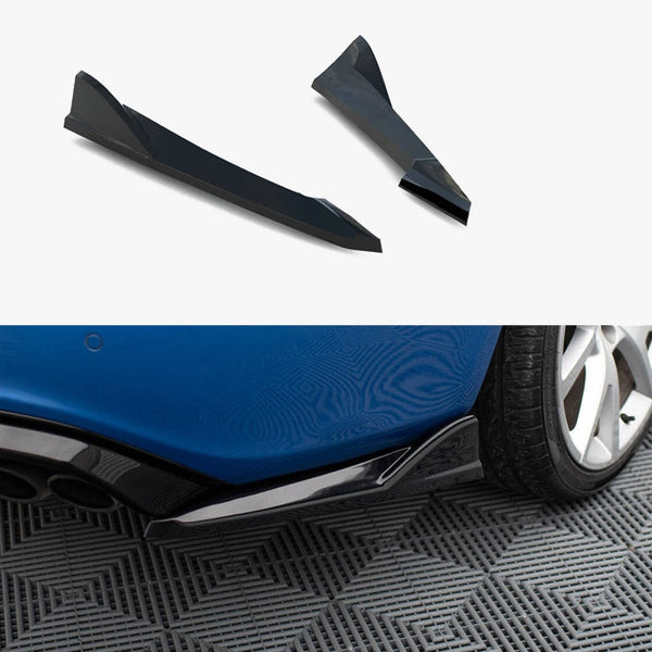 Audi - S4 Sedan B8: Maxton Rear Side Splitters V2