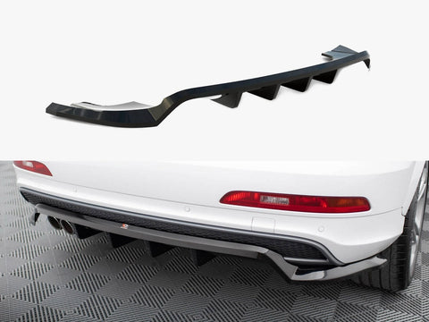 Audi - Q3 S Line 8U: Maxton Rear Splitter (Vertical Bars)