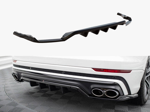 Audi - SQ8 MK1: Maxton Central Rear Splitter (Vertical Bars) V2