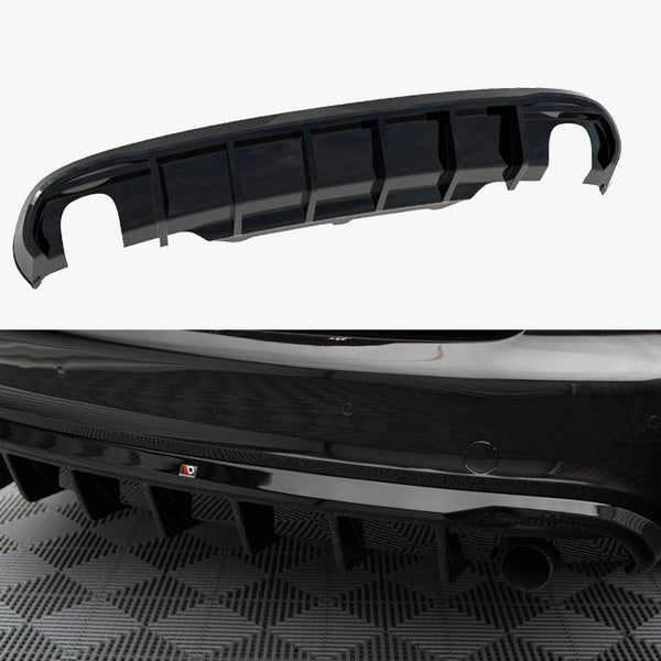 Audi - S5 / A5 S Line Coupe / Cabrio 8T (Version with single exhausts on both sides): Maxton Rear Diffuser