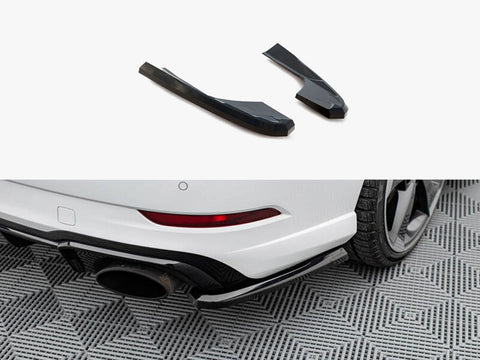 Audi - RS3 Sedan 8V Facelift: Maxton Rear Side Splitters V2