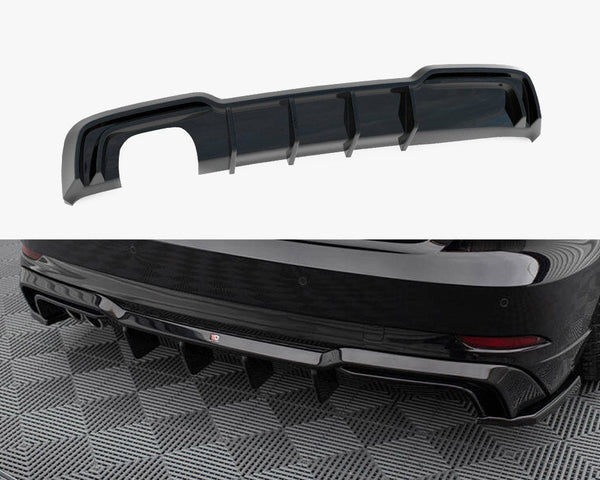 Audi - A3 S Line Hatchback 8V Facelift (Version with dual exhausts on one side): Maxton Rear Diffuser