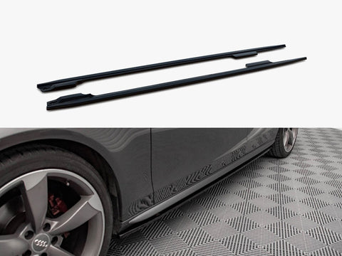 Audi - A4 / A4 S Line / S4 B8: Maxton Side Skirts V2