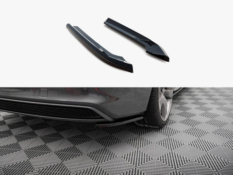 Audi - A4 S Line Avant B8 Facelift: Maxton Rear Side Splitters V2