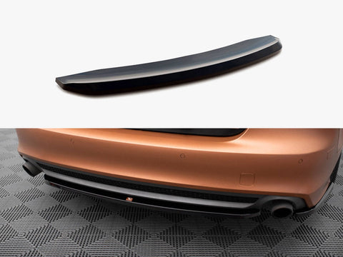 Audi - A7 S Line C7: Maxton Central Rear Splitter