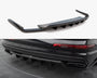 Audi - SQ7 MK2: Maxton Central Rear Splitter (Vertical Bars)