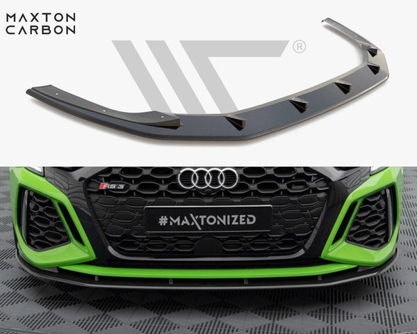 Audi - RS3 Sedan / Sportback 8Y: Maxton Carbon Fibre Front Splitter