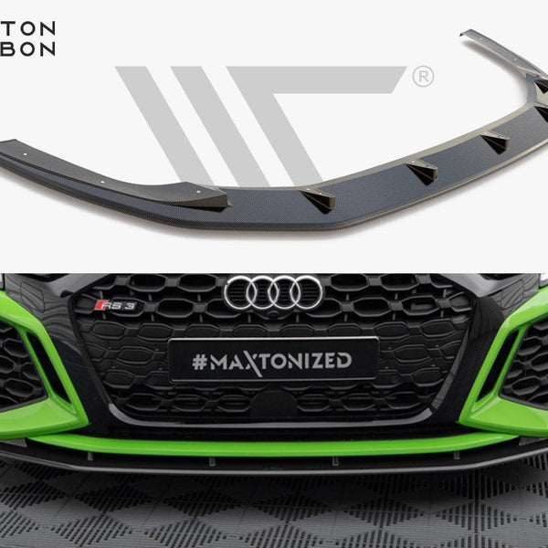 Audi - RS3 Sedan / Sportback 8Y: Maxton Carbon Fibre Front Splitter