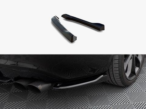 Audi - S5 / A5 S Line Coupe / Cabrio 8T: Maxton Rear Side Splitters V1
