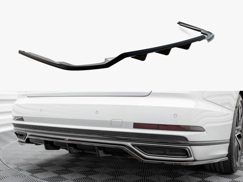 Audi - A8 S Line D5: Maxton Central Rear Splitter (Vertical Bars)