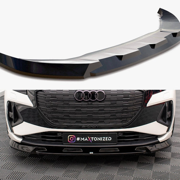 Audi - Q4 e-Tron Sportback MK1: Maxton Front Splitter V1