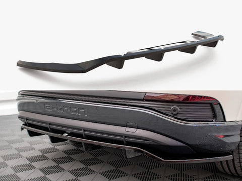Audi - Q4 e-Tron Sportback MK1: Maxton Central Rear Splitter (Vertical Bars)