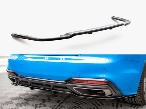 Audi - A5 S Line F5 Facelift: Maxton Central Rear Splitter (Vertical Bars)