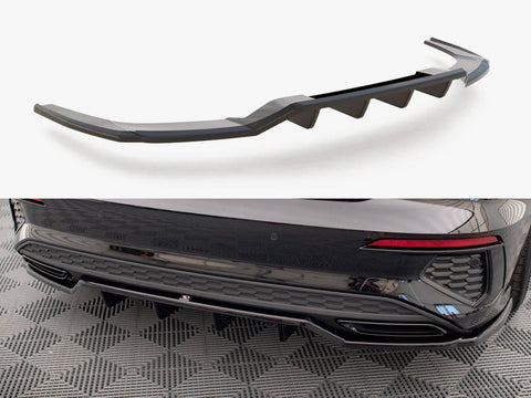 Audi - A3 S Line Sedan 8Y: Maxton Central Rear Splitter (Vertical Bars)