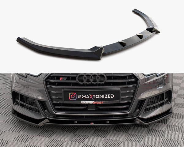 Audi - S3 / A3 S Line Sportback 8V Facelift: Maxton Front Splitter V1