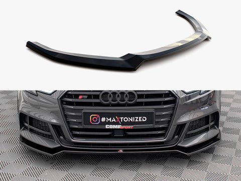 Audi - S3 / A3 S Line Sportback 8V Facelift: Maxton Front Splitter V2