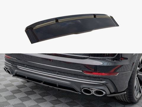 Audi - SQ8 MK1: Maxton Central Rear Splitter (Vertical Bars) V1