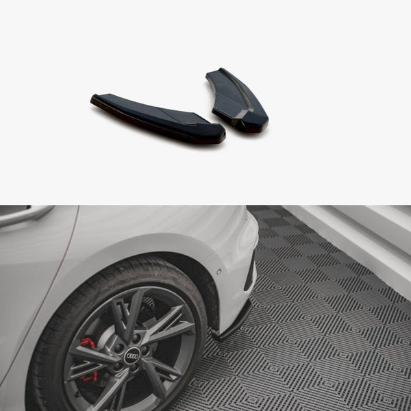 Audi - S3 Sportback 8Y: Maxton Rear Side Splitters V1