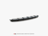 audi a6 c7 s line avant exhaust 2x1 2011 2014 maxton central rear splitter vertical bars