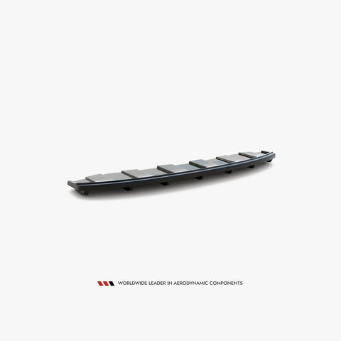 audi a6 c7 s line avant exhaust 2x1 2011 2014 maxton central rear splitter vertical bars