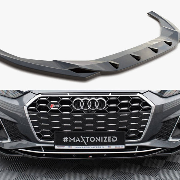 Audi - S5 / A5 S Line F5 Facelift: Maxton Front Splitter V1