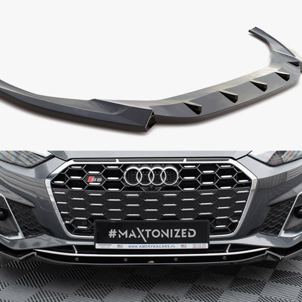 Audi - S5 / A5 S Line F5 Facelift: Maxton Front Splitter V2