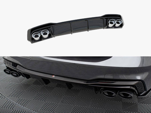 Audi - A7 S Line C8 / S7 C8 / C8 Facelift / S7 Facelift: Maxton Rear Diffuser + Exhaust Ends Imitation